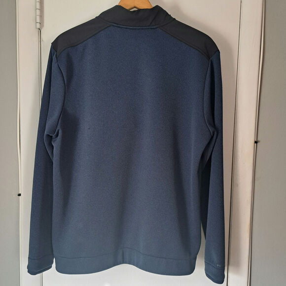 Under Armour Storm Sweater Fleece 1/4 Zip Blue/Black Pullover Men's XL - Picture 2 of 6